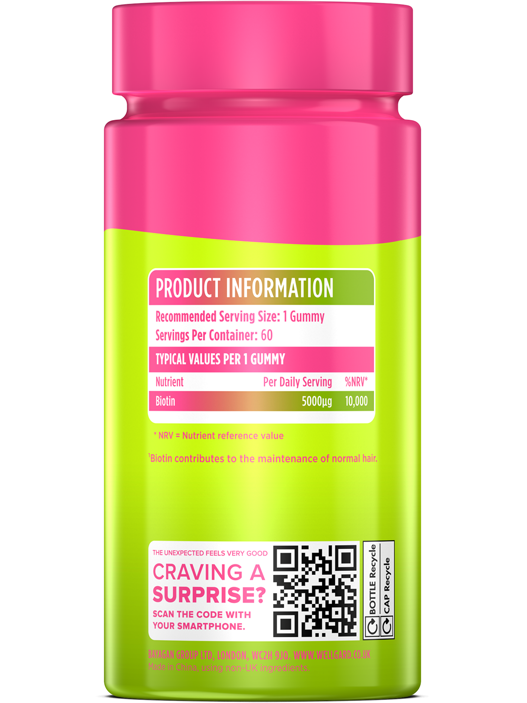 Vegan Biohair Gummies