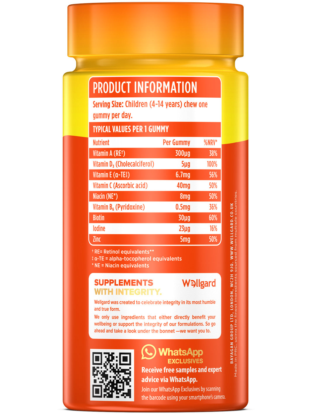 Kids Vegan Multivitamin Gummies