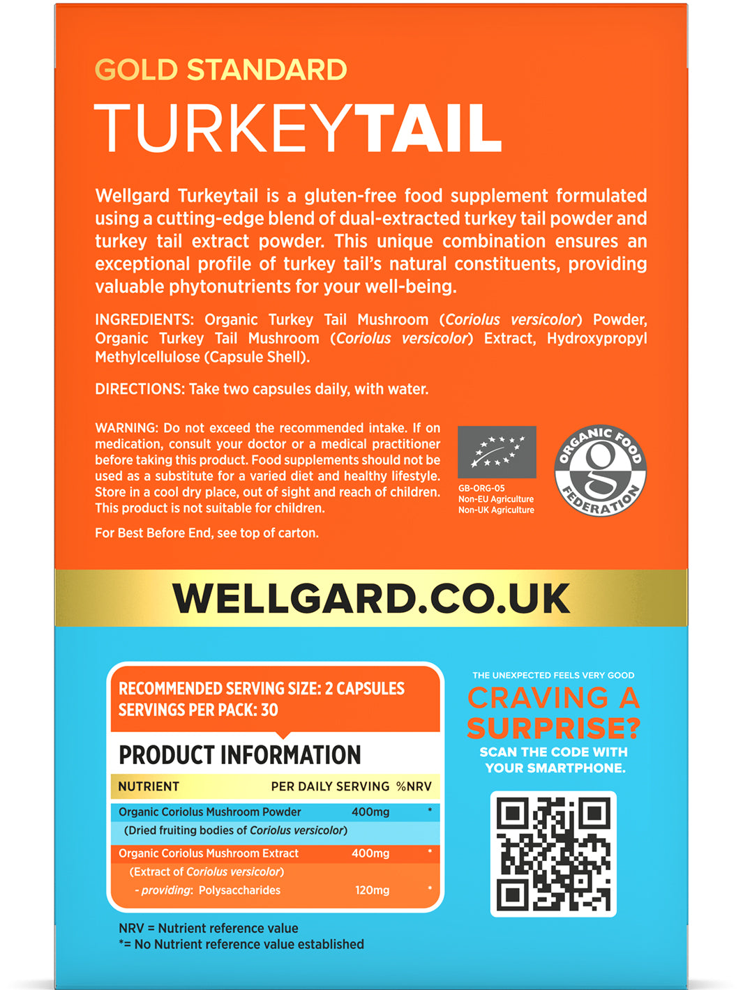 Organic Turkey Tail Capsules