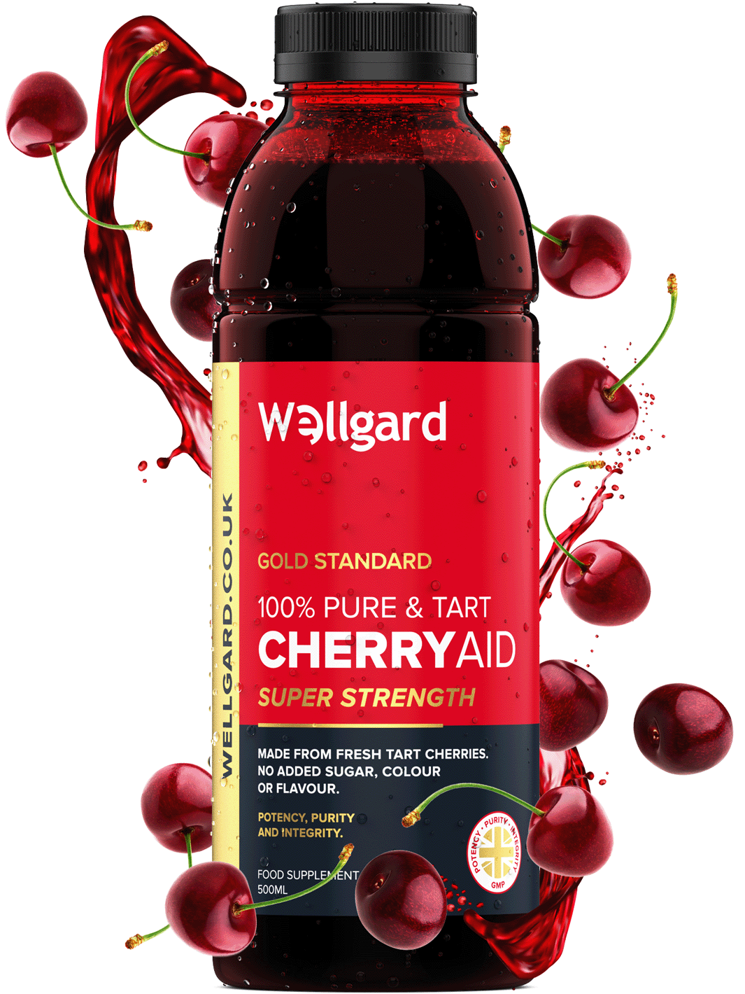100 Pure Sour Cherry Juice 500ml Wellgard