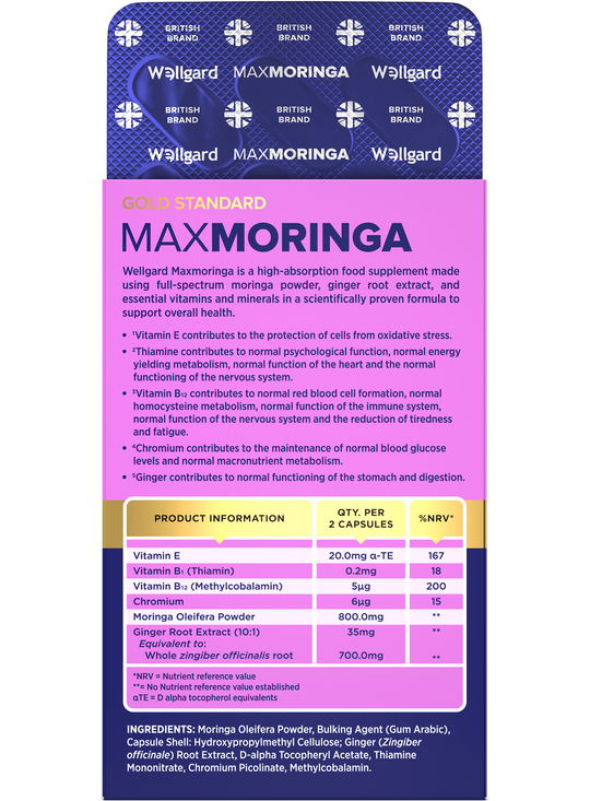 Max Moringa Powder Capsules