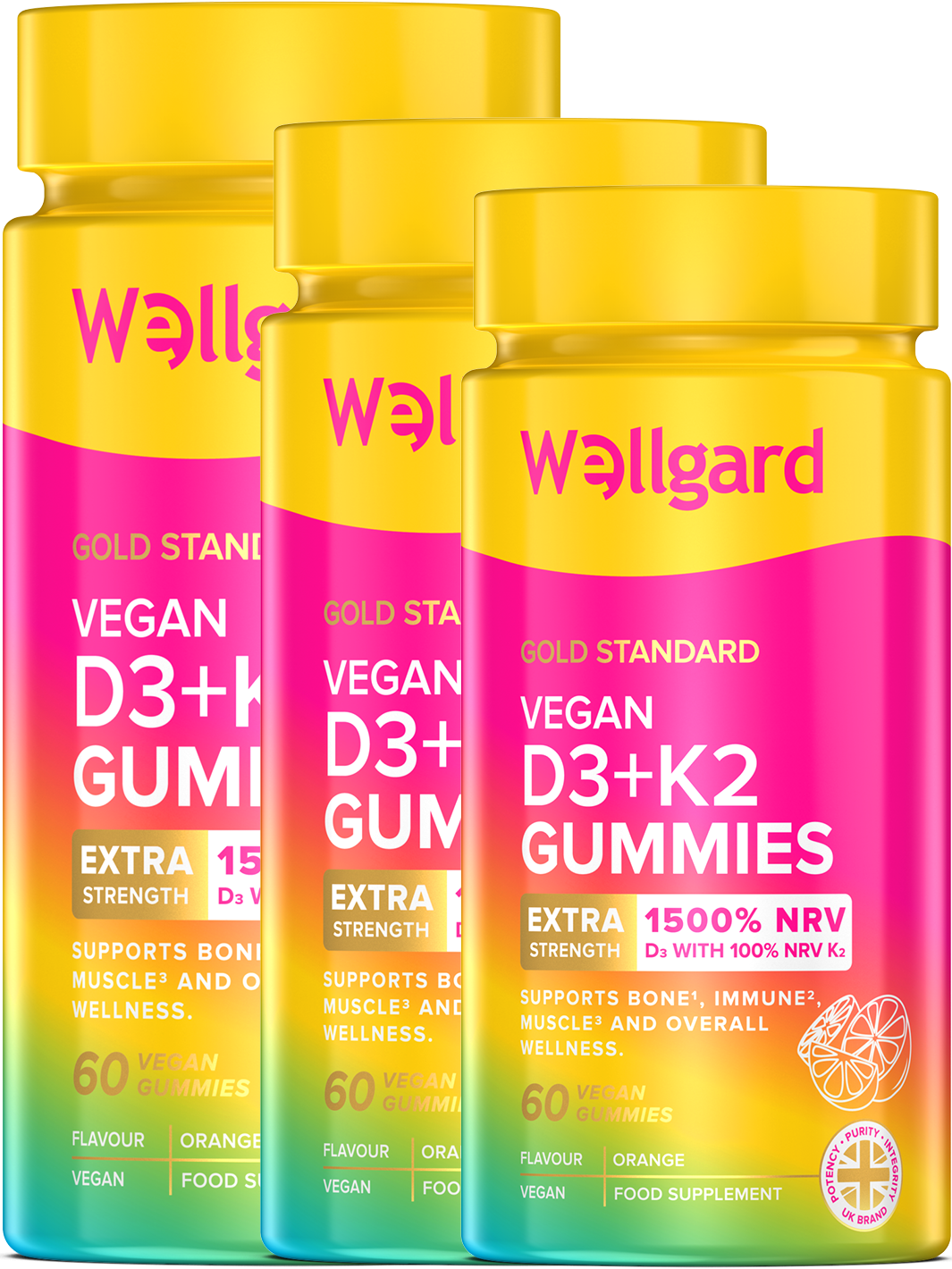 Vegan Vitamin D3 & K2 Gummies