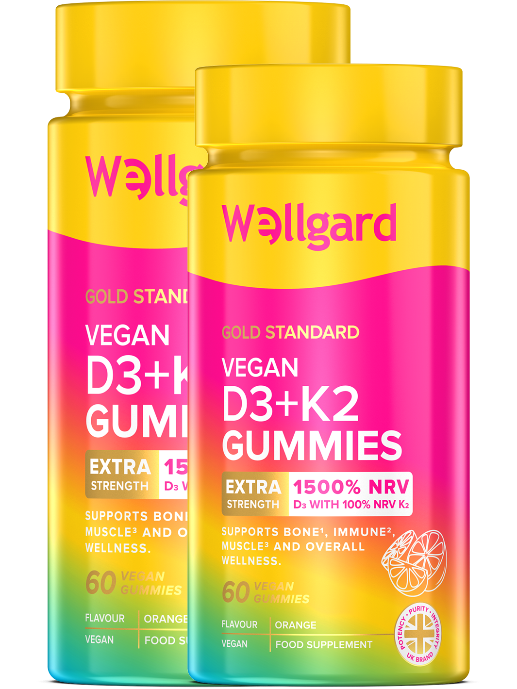 Vegan Vitamin D3 & K2 Gummies