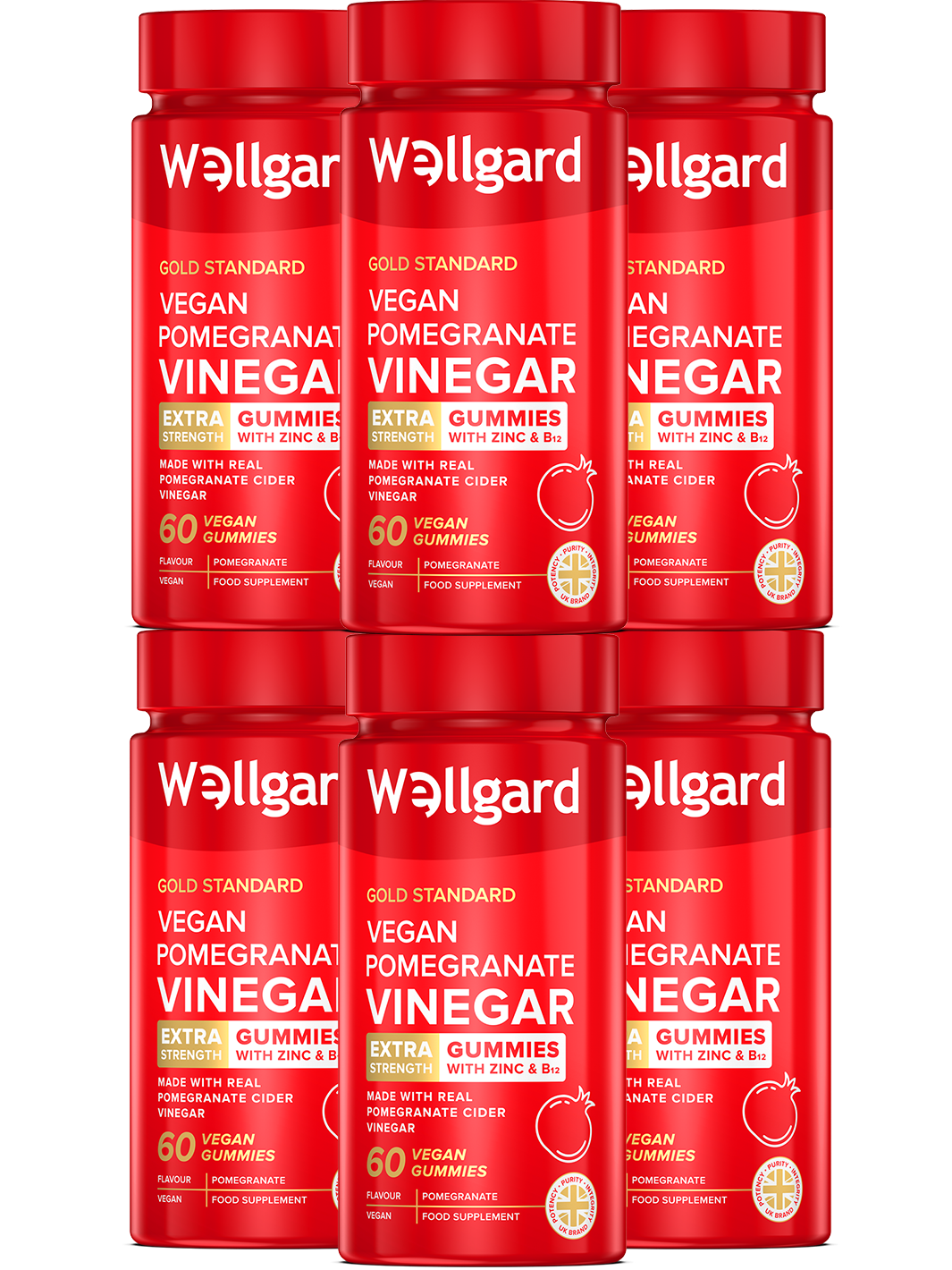 Vegan Pomegranate Cider Vinegar Gummies