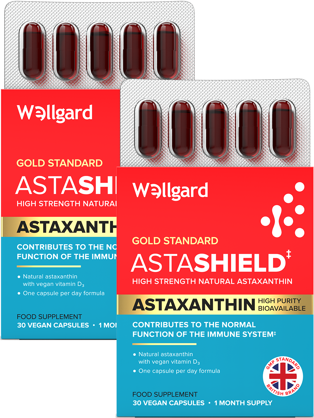 Astashield with 8mg of Natural Astaxanthin