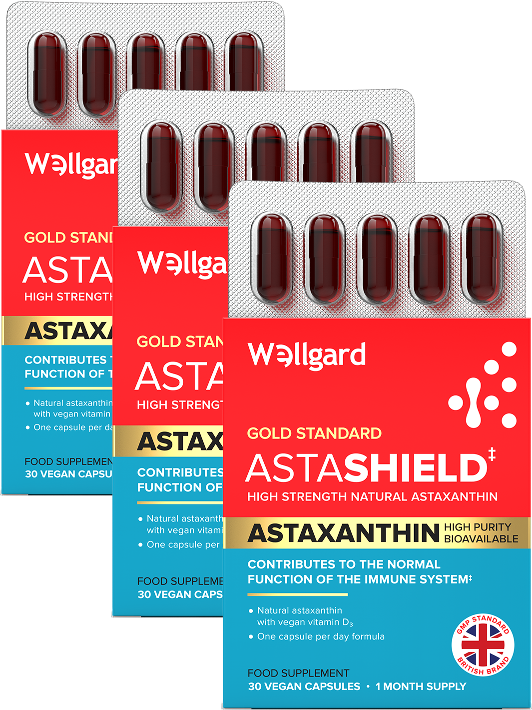 Astashield with 8mg of Natural Astaxanthin