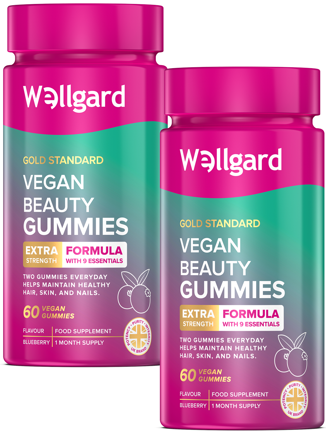 Beauty Gummies with Biotin & Zinc for Skin, Hair & Nails