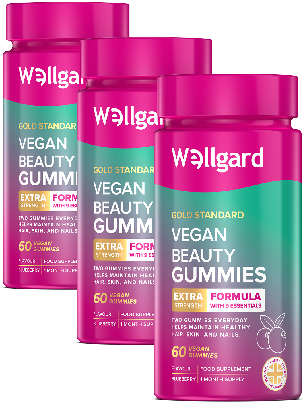 Beauty Gummies with Biotin & Zinc for Skin, Hair & Nails