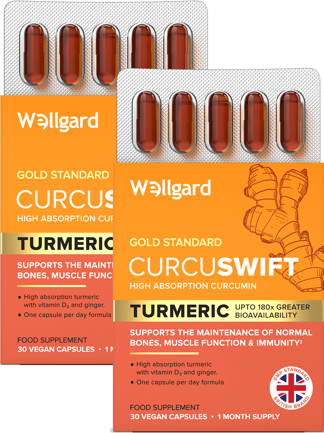 Curcuswift Turmeric with Vitamin D3 & Ginger