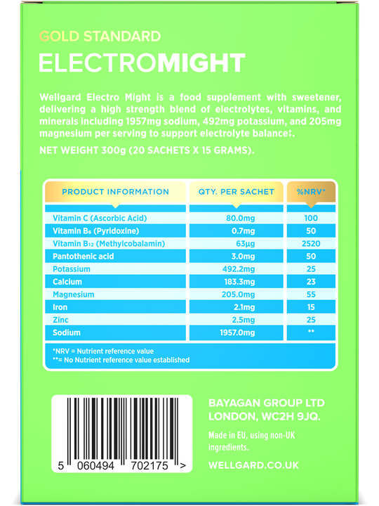 Electromight Intense for Hydration and Energy