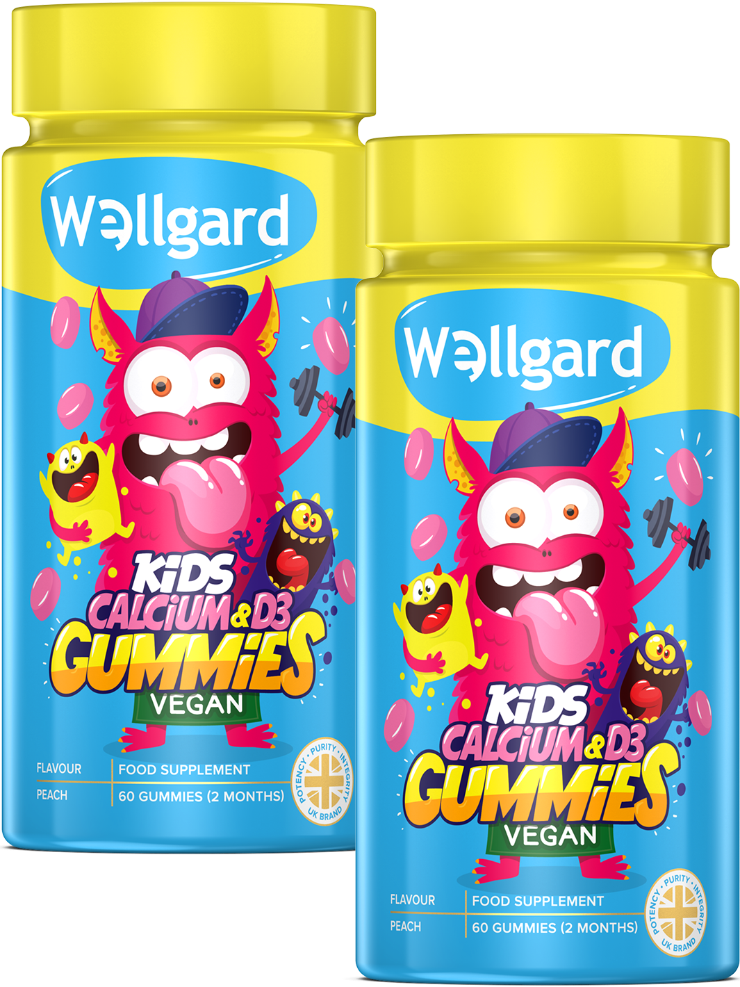 Kids Vegan Calcium & Vitamin D3 Gummies