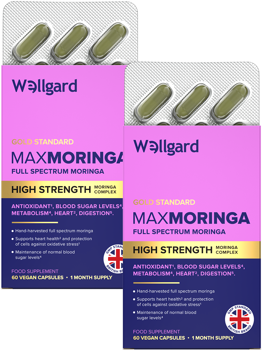Max Moringa Powder Capsules