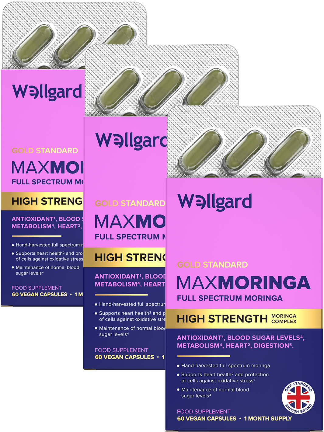 Max Moringa Powder Capsules