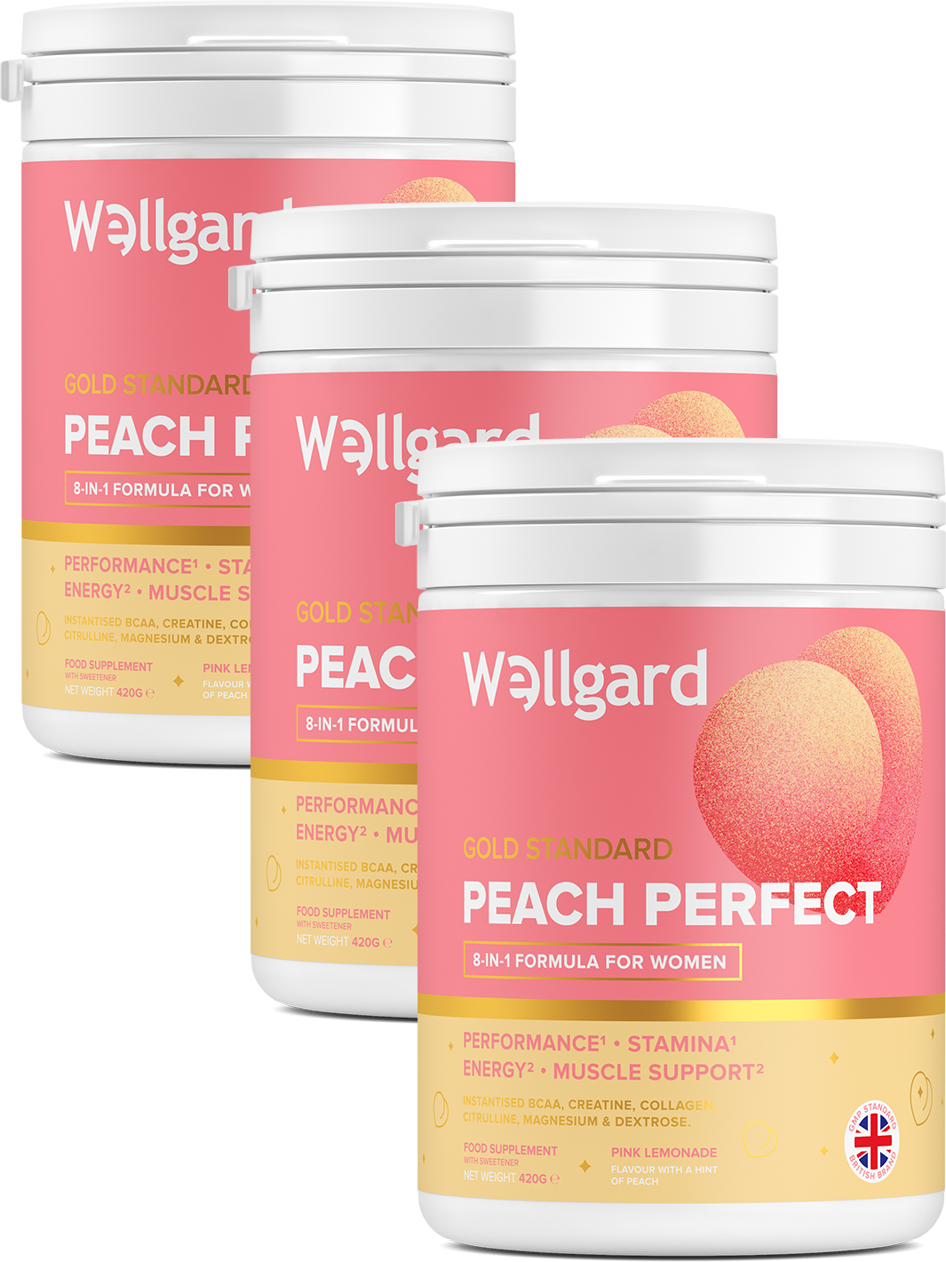 Peach Perfect Powder with Creatine Monohydrate