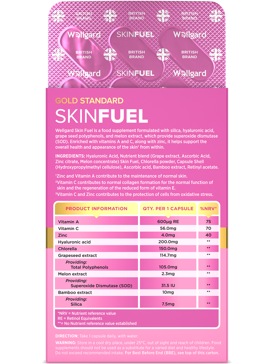 Wellgard Skin Fuel Deep Skin Nutrition