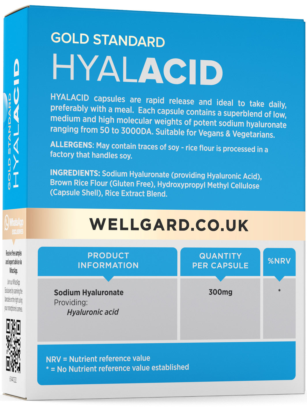 Hyalacid 300mg Hyaluronic Acid Capsules