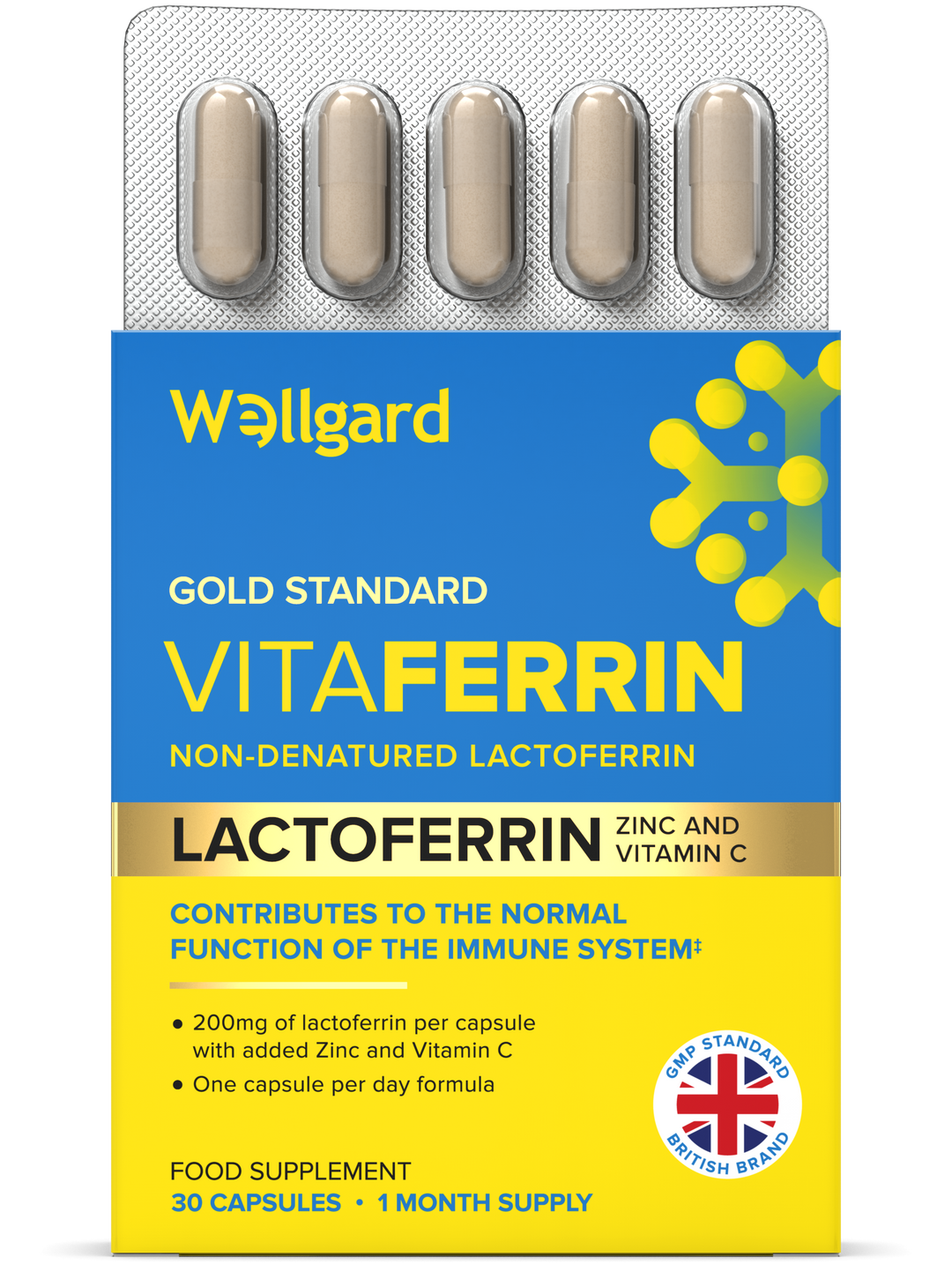 Vitaferrin Immune Support with Lactoferrin, Zinc & Vitamin C