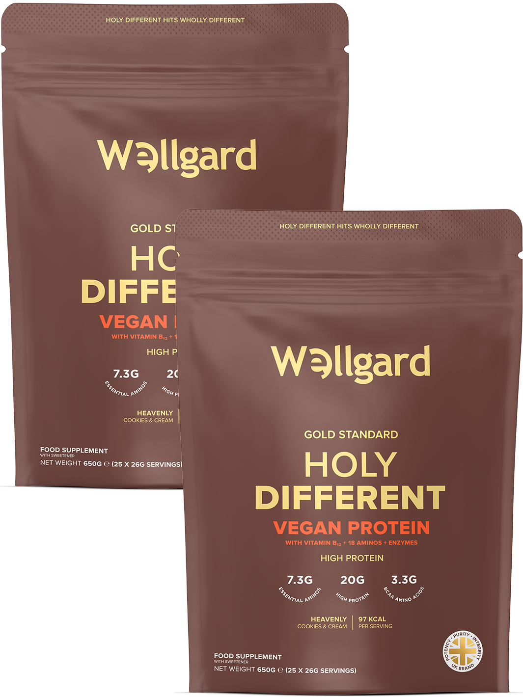 Holy Different Vegan Protein with Digestive Enzymes
