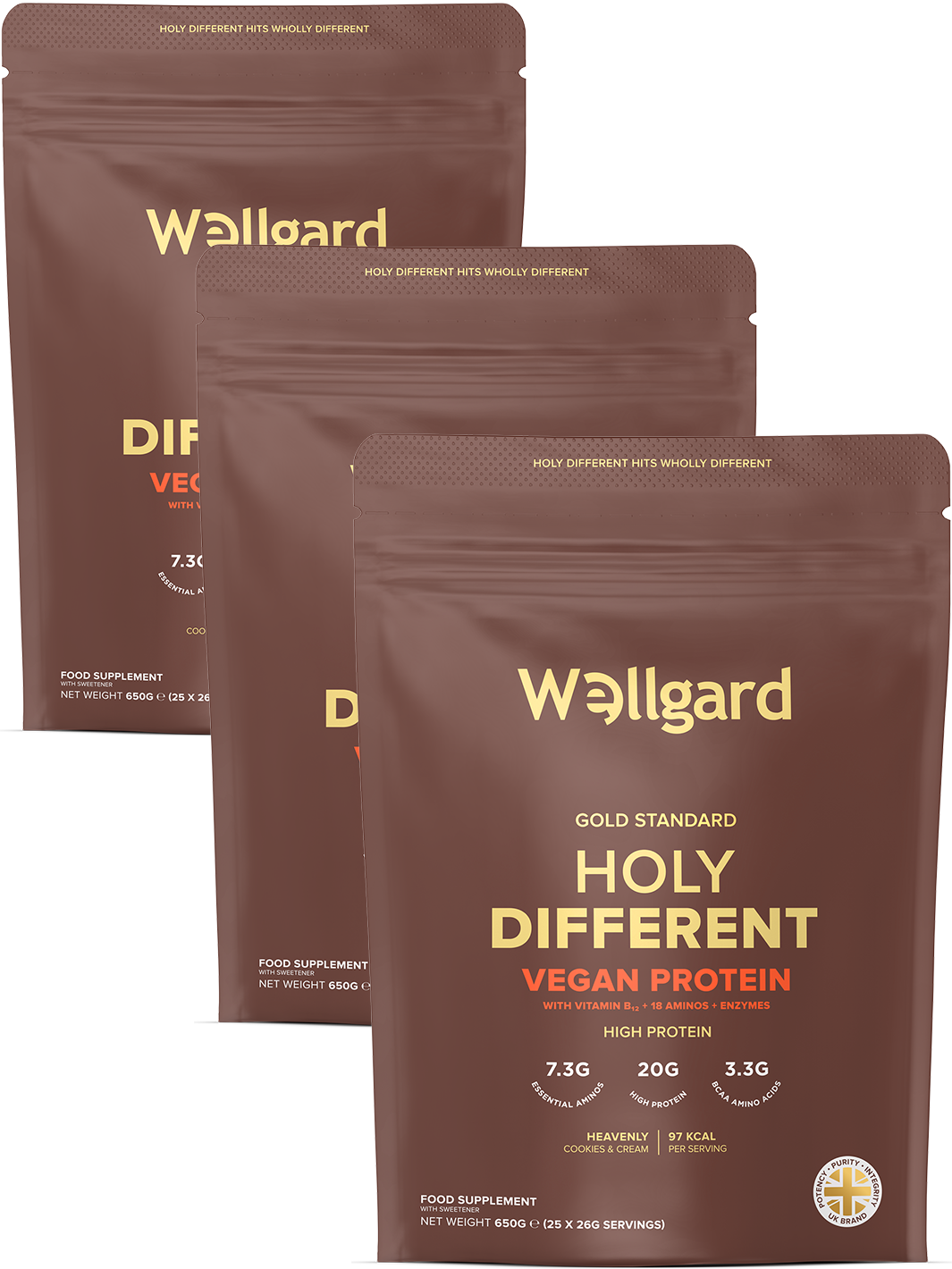 Holy Different Vegan Protein with Digestive Enzymes