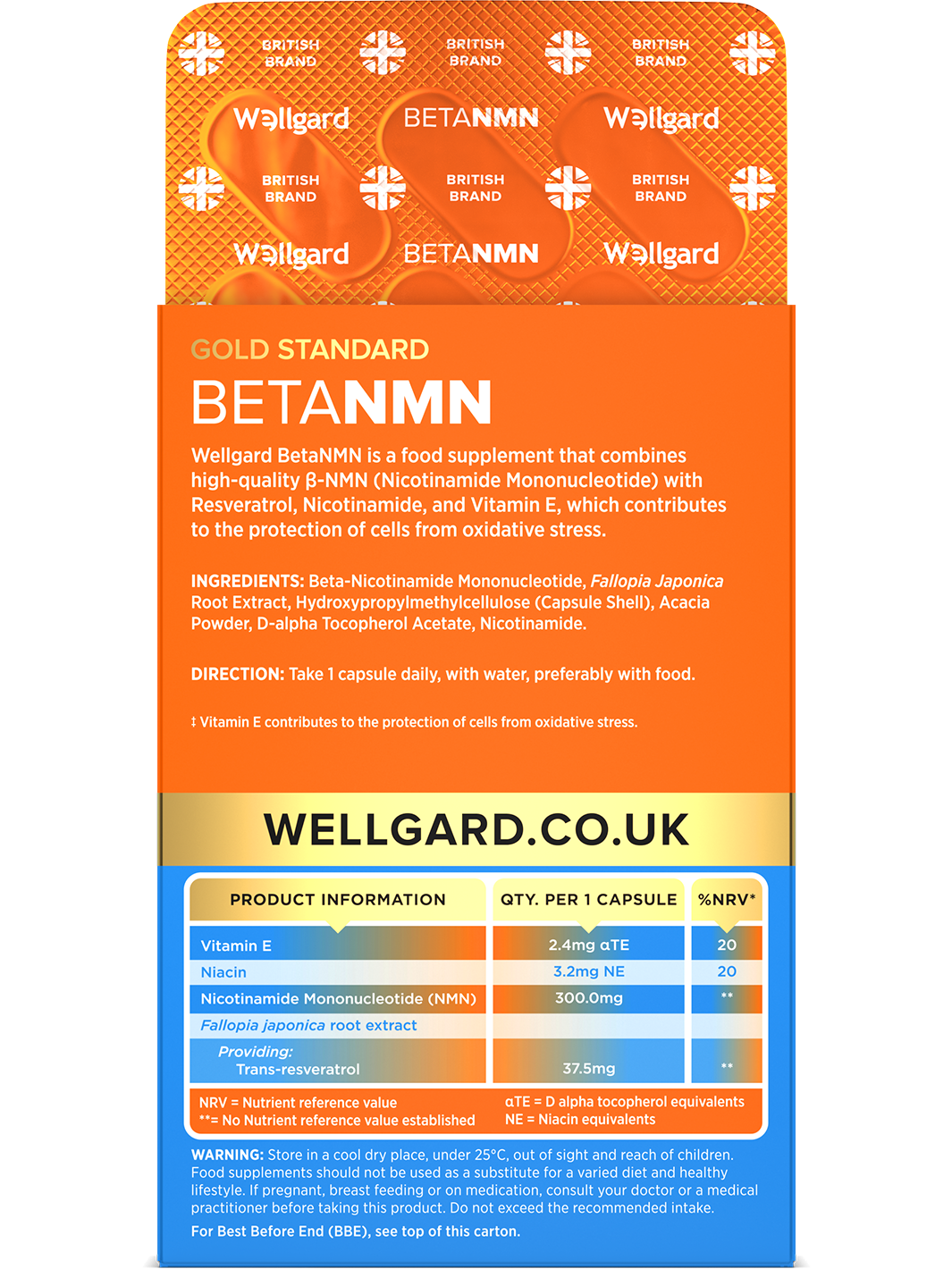 Beta NMN with Resveratrol & Nicotinamide