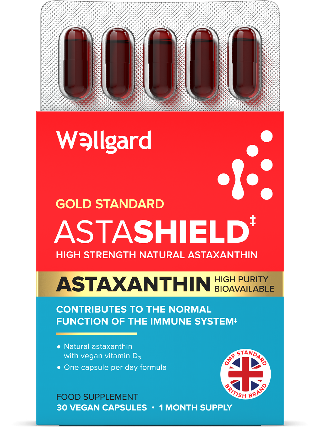 Astashield with 8mg of Natural Astaxanthin