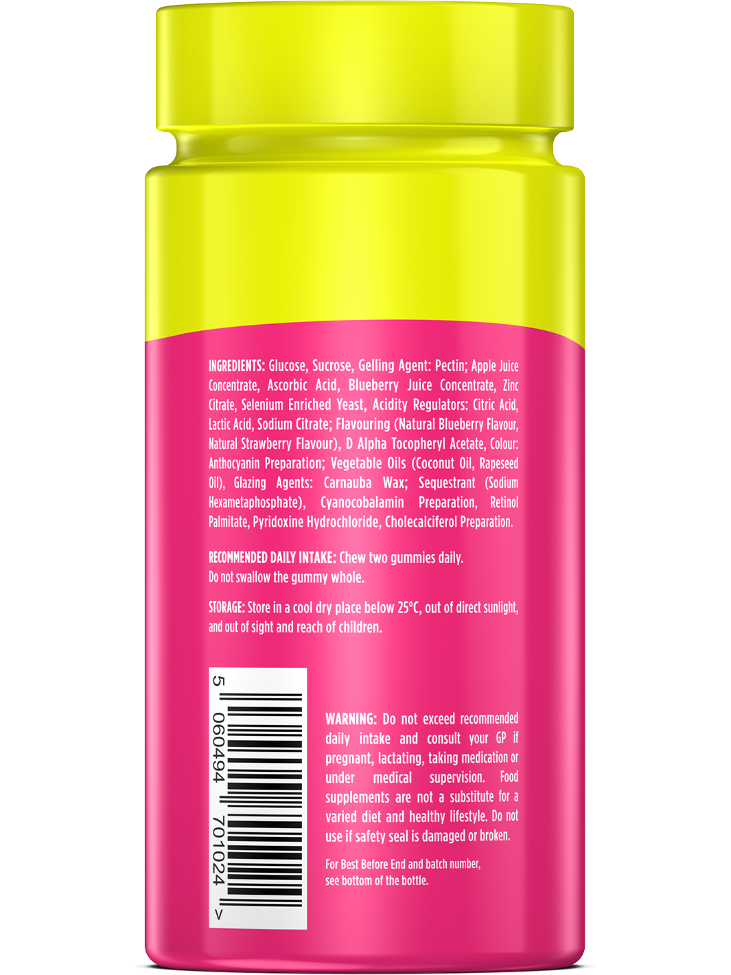 Bioskin Gummies with Biotin &amp; Zinc for Skin