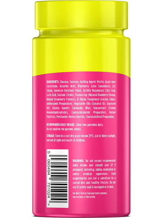 Bioskin Gummies with Biotin & Zinc for Skin