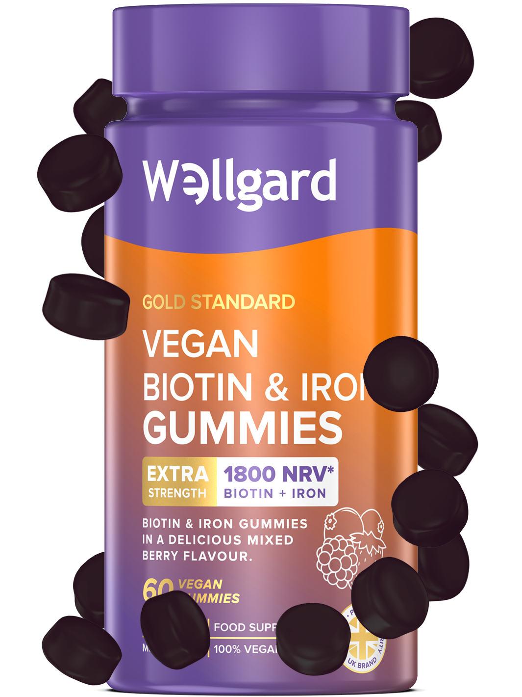 Vegan Biotin & Iron Gummies