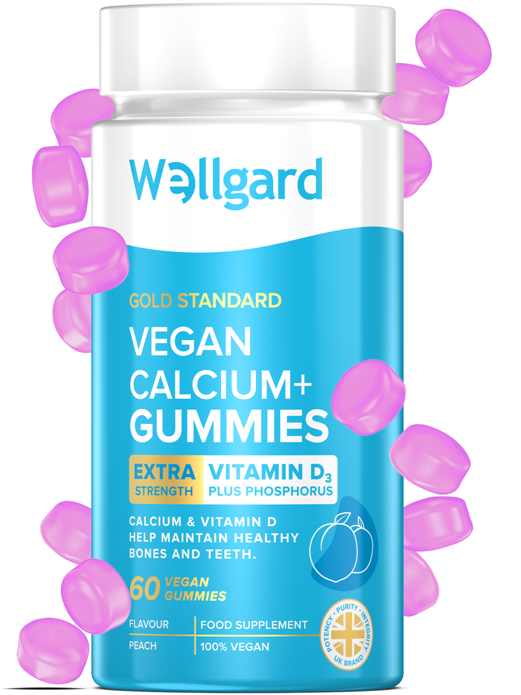 Vegan Calcium & Vitamin D3 Gummies