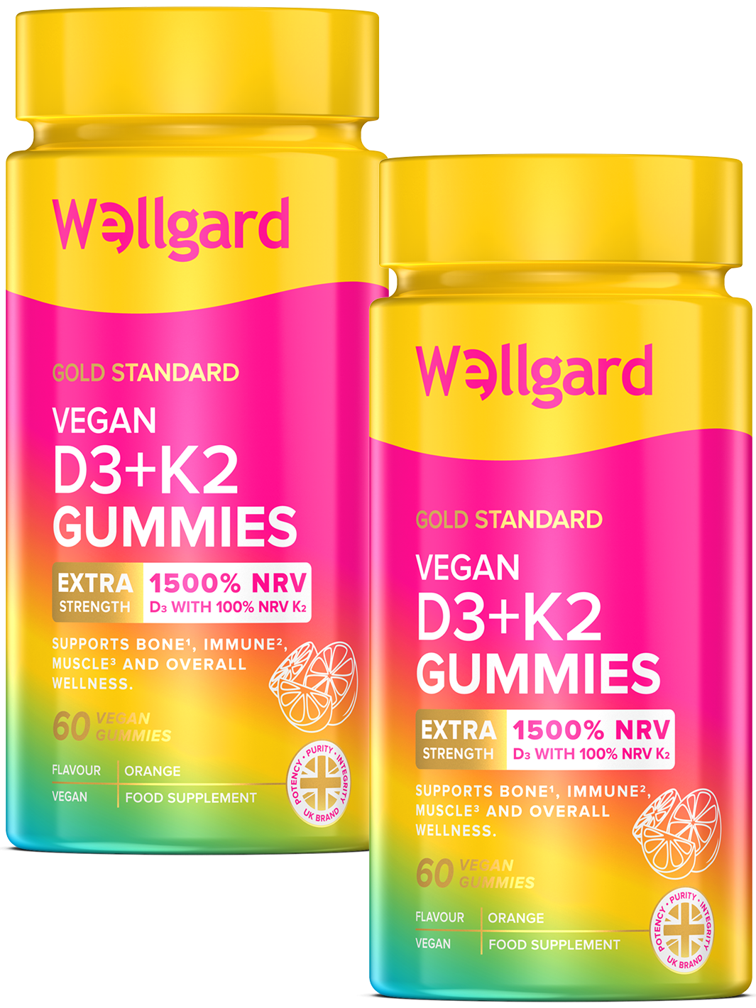 Vegan Vitamin D3 & K2 Gummies