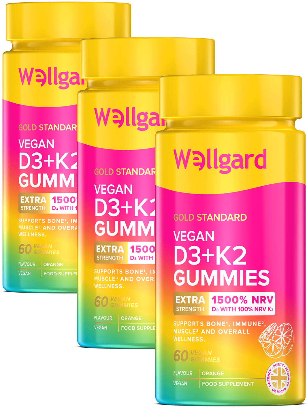 Vegan Vitamin D3 & K2 Gummies