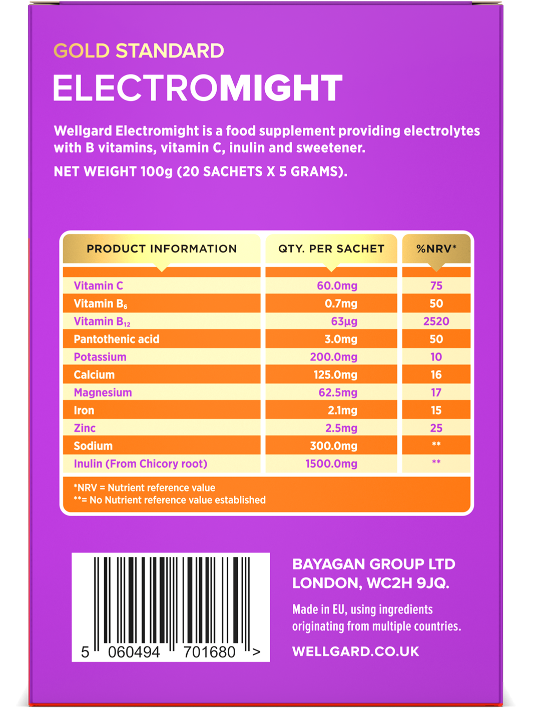 Electromight Sugar-Free Electrolytes Drink