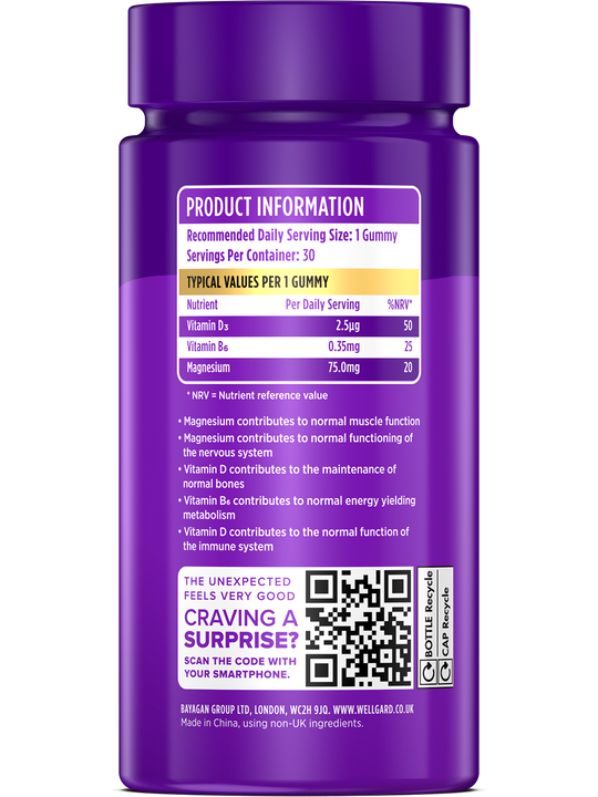 Kids Magnesium Gummies for Children Ages 4+