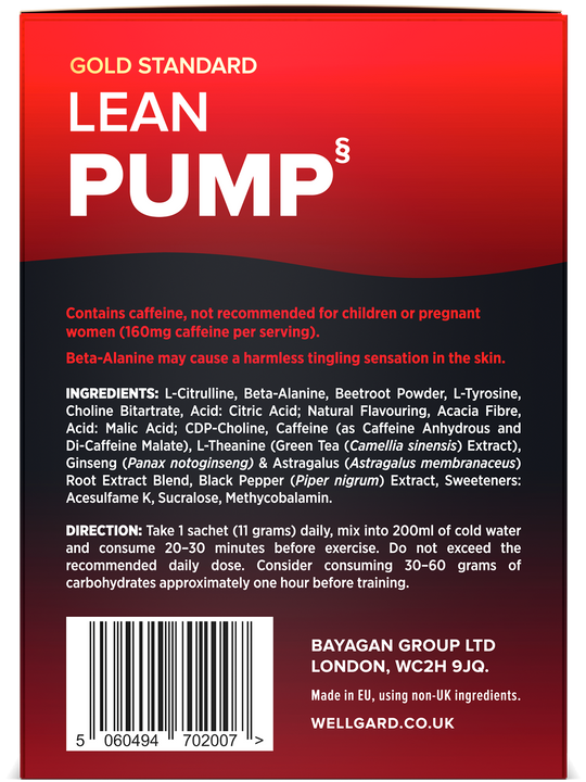 Lean Pump Pre Workout