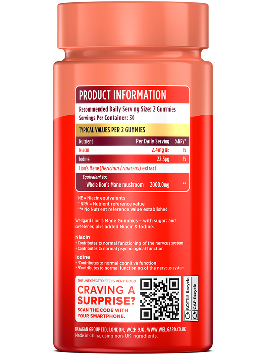 Extra Strength Lions Mane Gummies