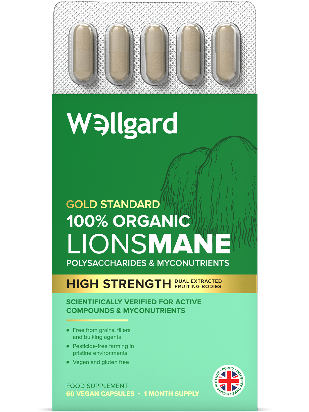 Organic Lions Mane Capsules