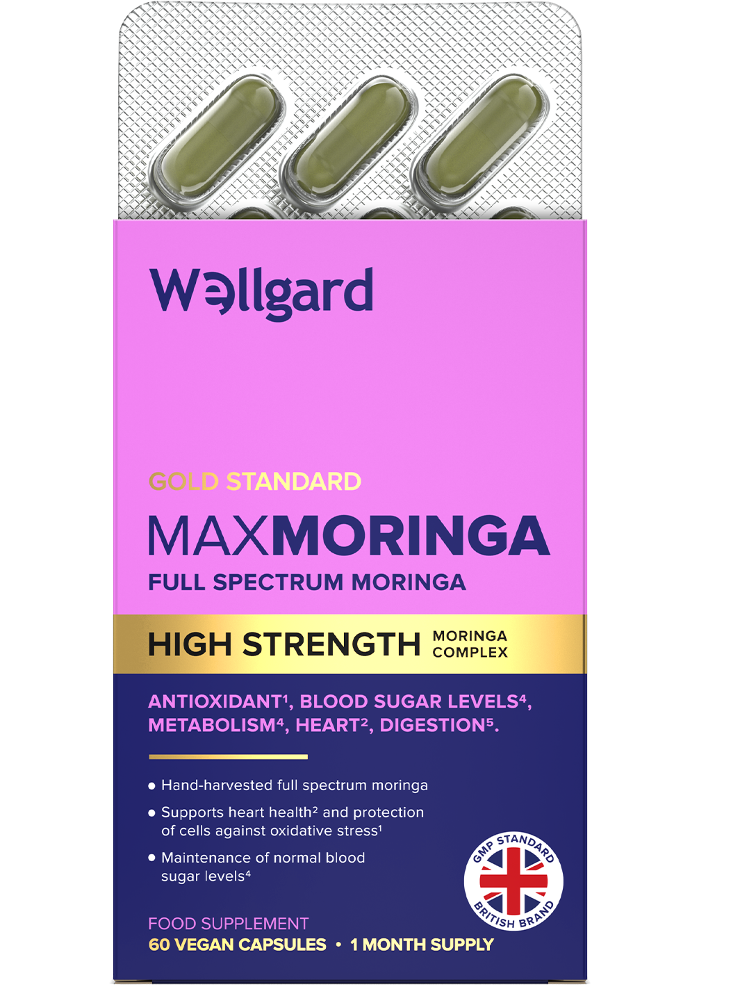 Max Moringa Powder Capsules