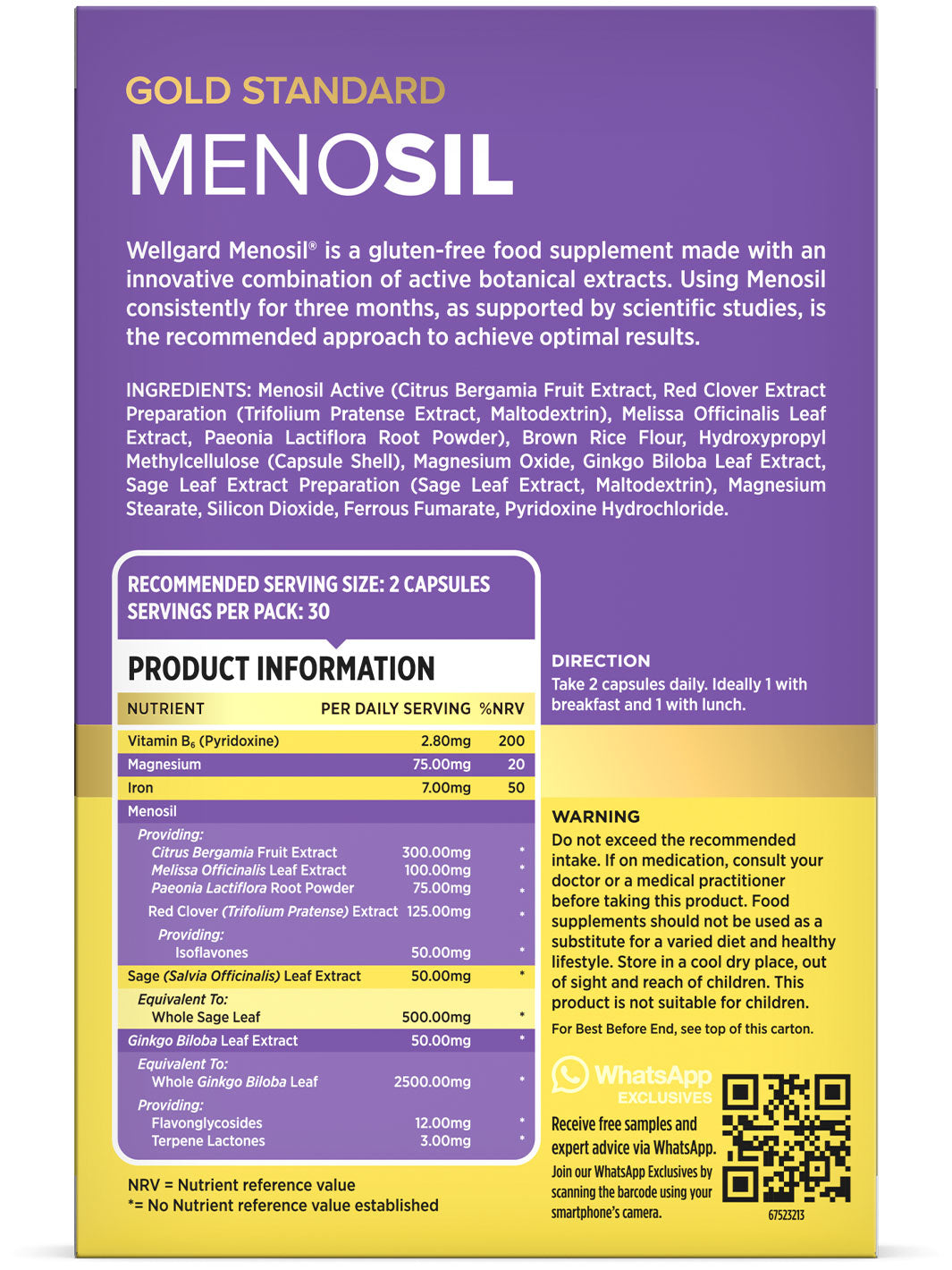 Menosil Menopause