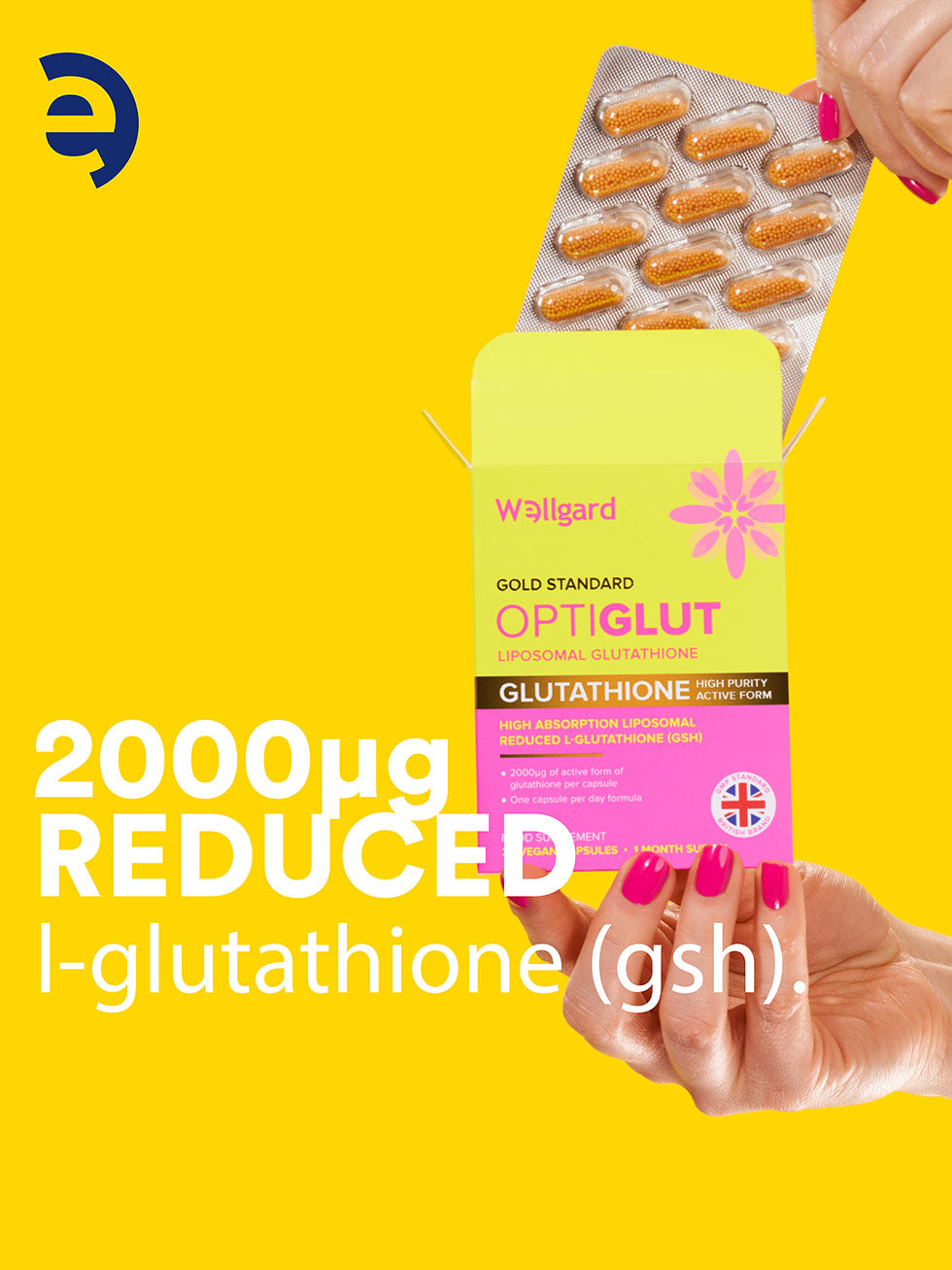 Optiglut 2000µg Liposomal Glutathione GSH