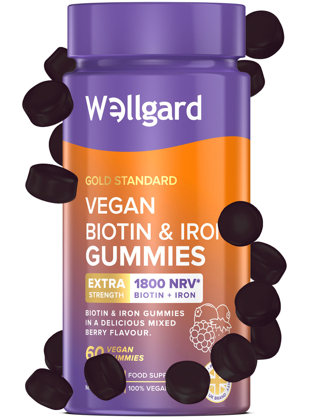 Vegan Biotin & Iron Gummies