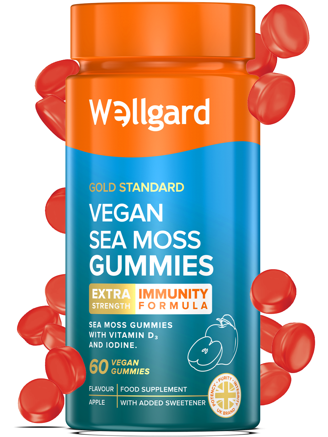 Wellgard Sea Moss Gummies bottle
