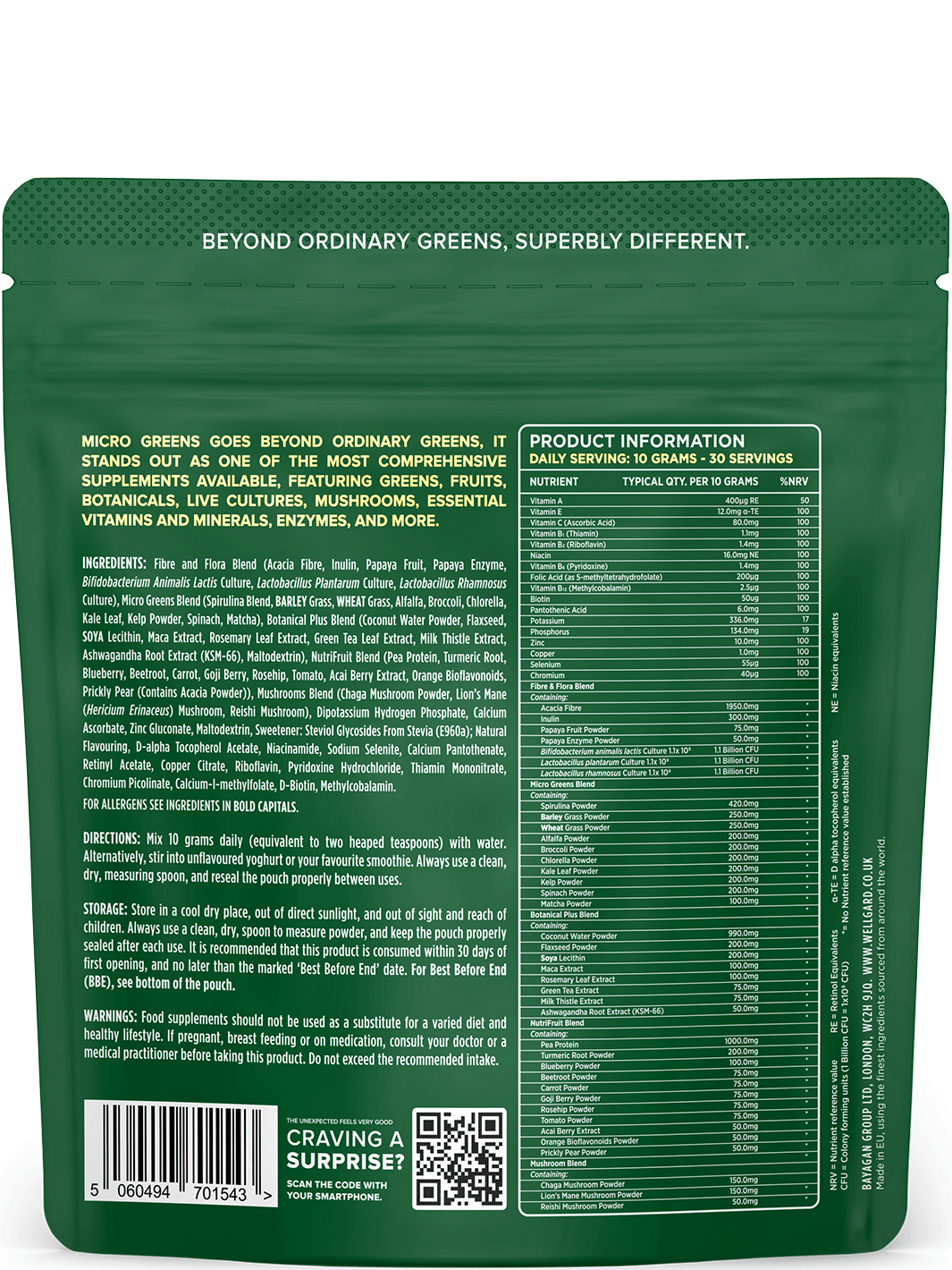 Micro Greens Powder