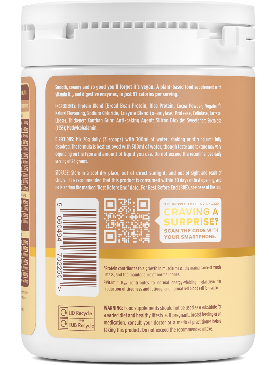 Vegan Protein Powder with Digestive Enzymes