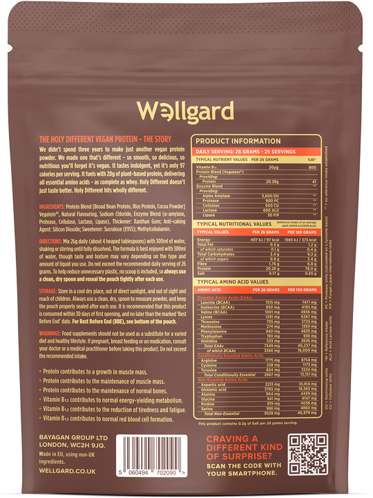 Holy Different Vegan Protein with Digestive Enzymes