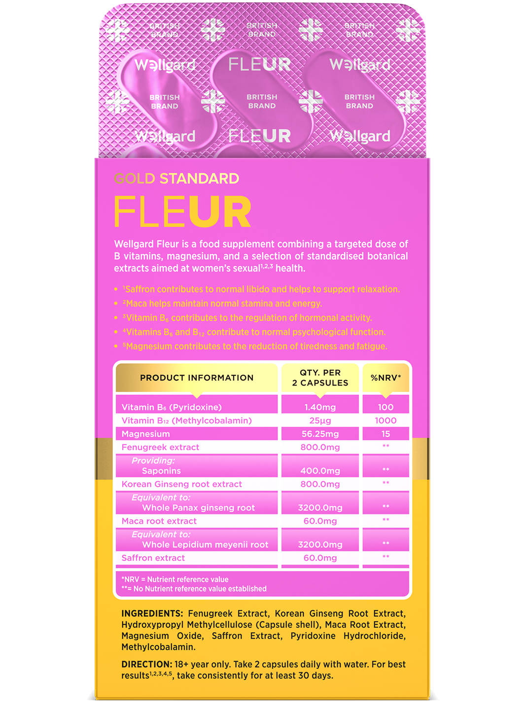 Wellgard Fleur - Libido Booster for Women