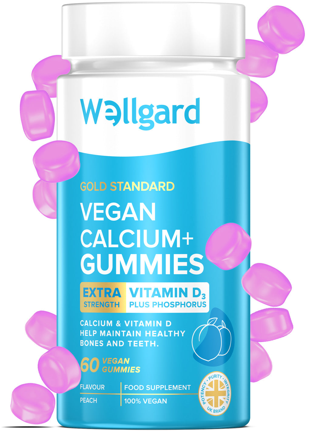 Vegan Calcium & Vitamin D3 Gummies